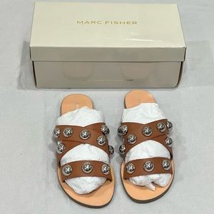 Marc Fisher Women’s Bryte 2 Brown Sandals Size 8.5M
